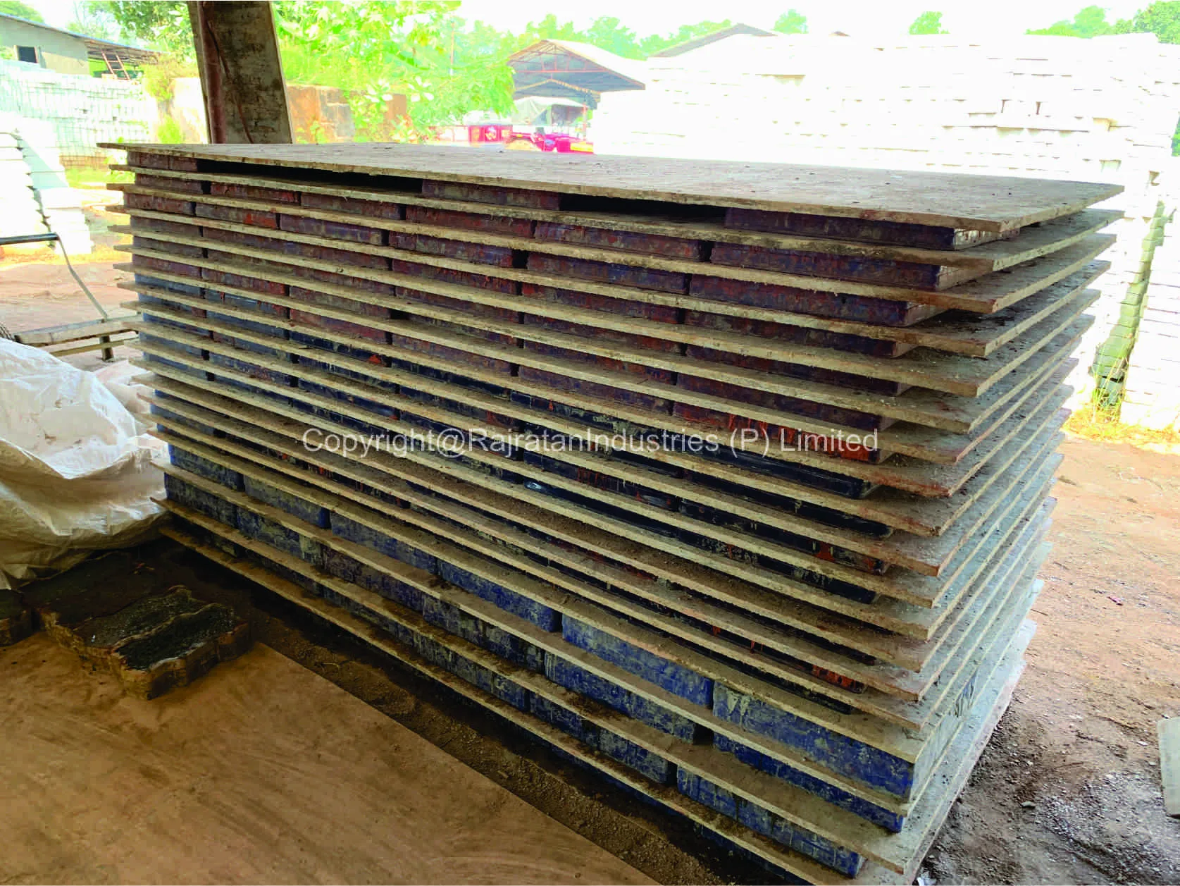 Paver Board For Mould Stacking