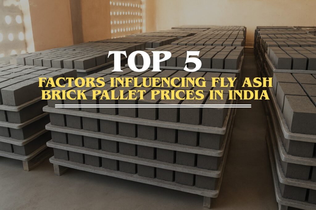 Top 5 Factors Influencing Fly Ash Brick Pallet Prices in India